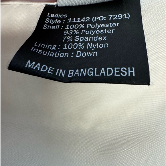 Obermeyer White Ski Duck Down Jacket  Size 4 - Picture 8 of 15